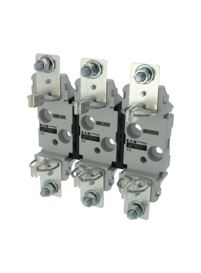 NH1 Triple Pole base CE podstawa NH1 3P 250A mont. szyna DIN i śruby TD1-D EATON