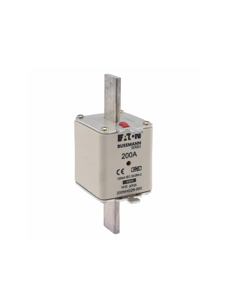 NH FUSE 200AMP 690V gG SIZE 2 Wkładka NH2 200A 690V GL/GG podwójny wskaźnik 200NHG2B-690 EATON