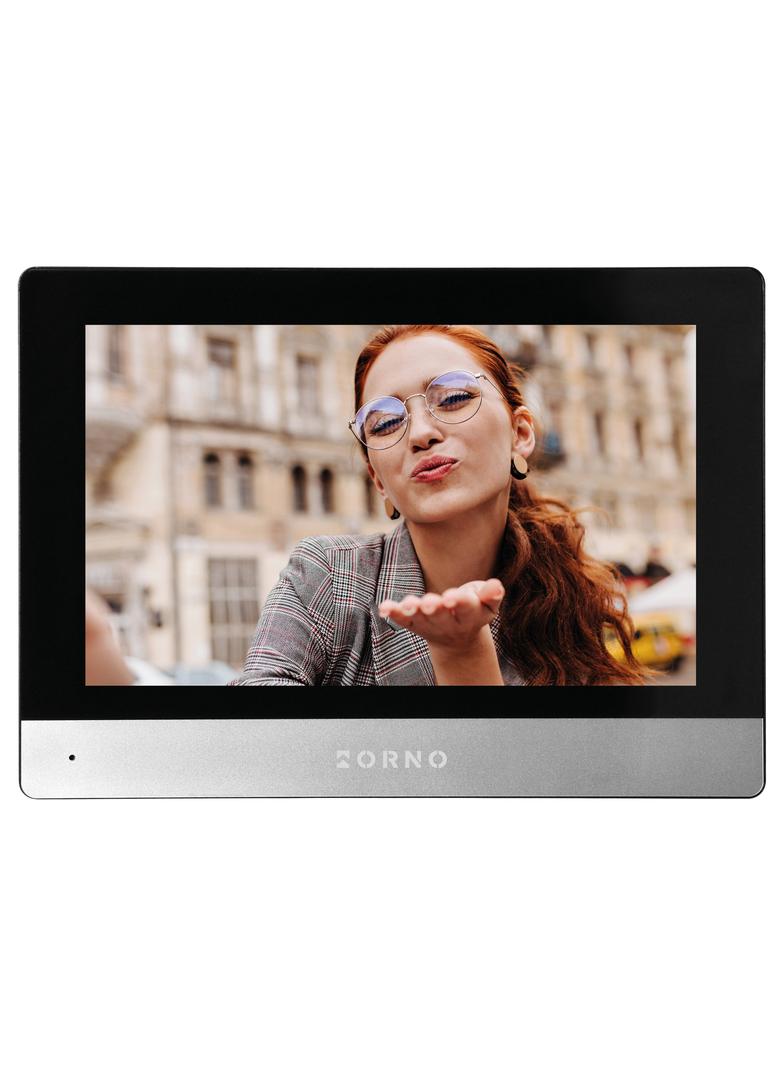 Wideo monitor bezsłuchawkowy, kolorowy, LCD 8", dotykowy, z gniazdem na kartę pamięci, sterowanie br