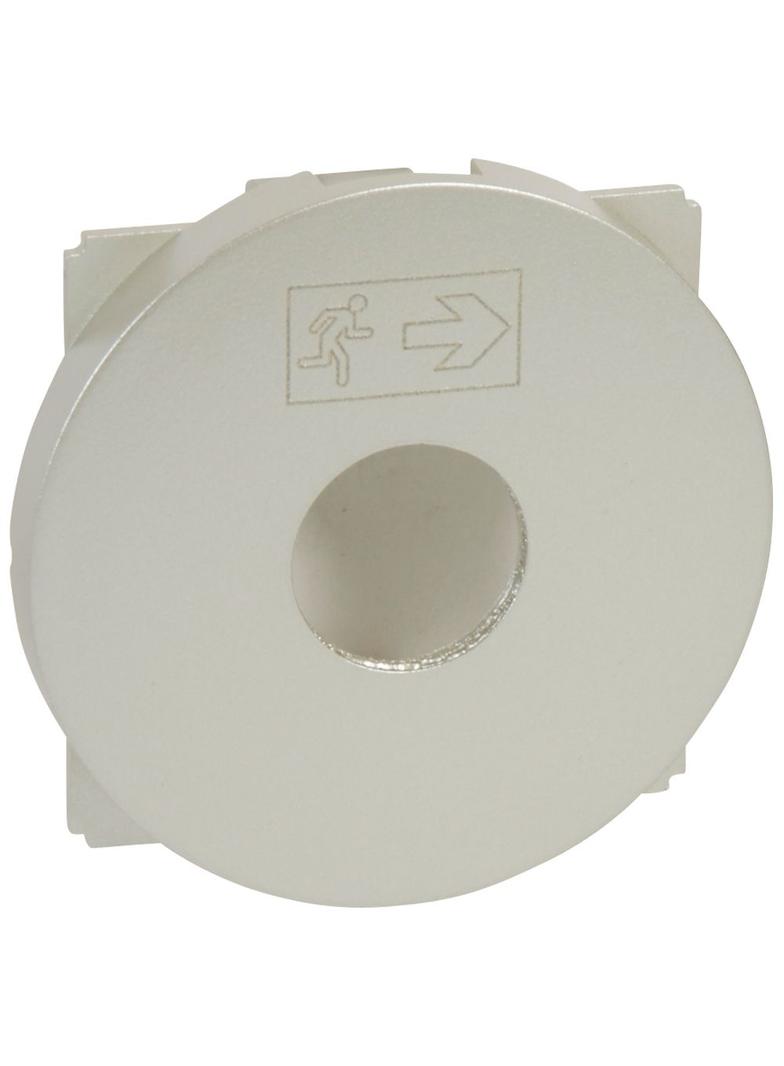 CELIANE - PLAKIETKA ŁĄCZNIKA OŚWIETLENIA AWARYJNEGO TYTANOWA, Legrand