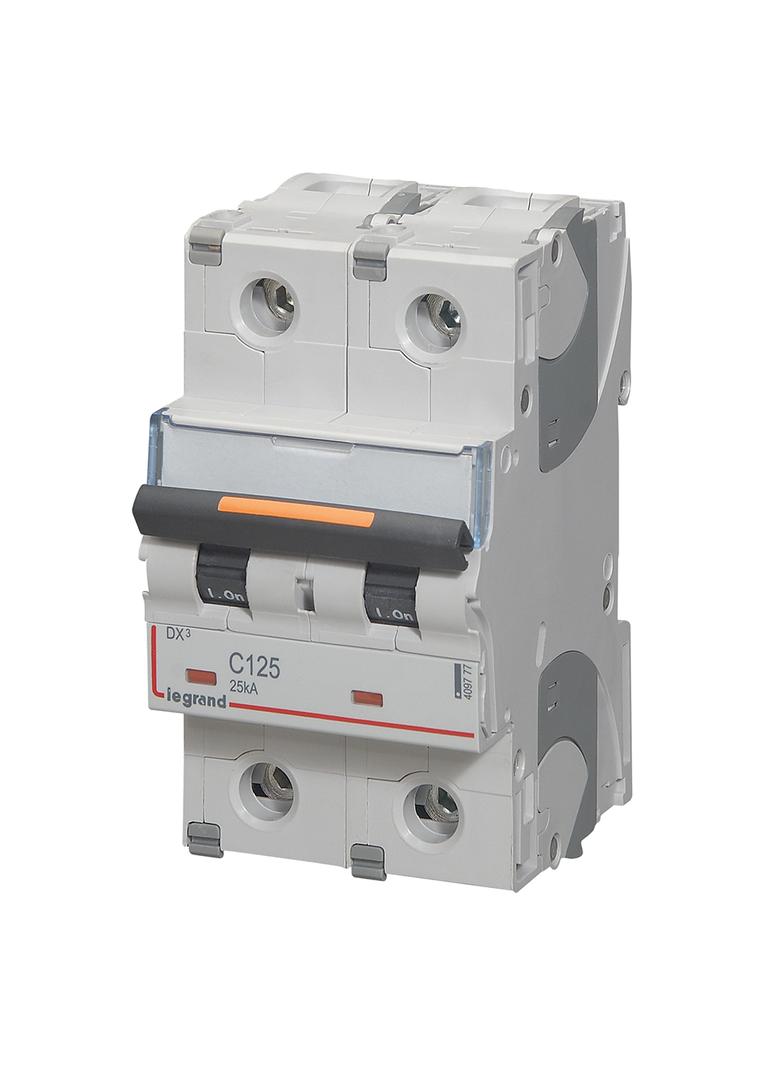 Wyłącznik Nadprądowy S322 C125 2P 125A 25Ka DX3 409777 LEGRAND
