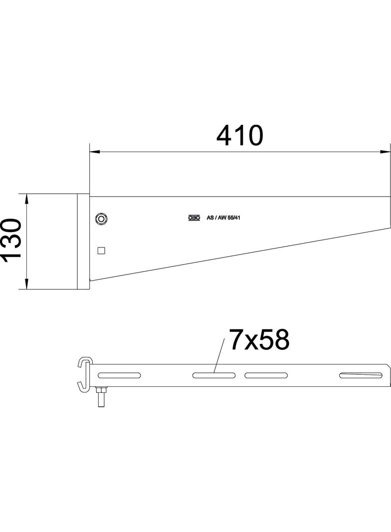 AS 55 41 FT, Wysiegnik do wieszaka