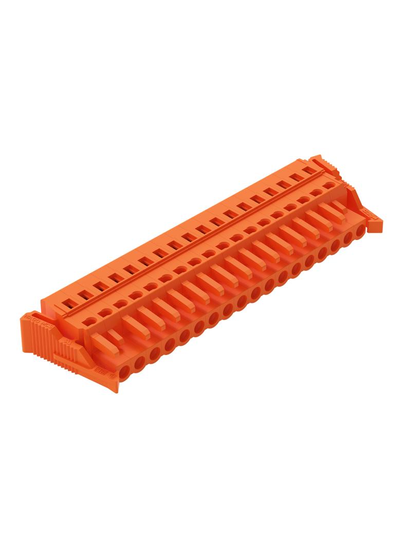 Gniazdo MCS-MIDI Classic 18-biegunowe pomarańczowe raster 5,08mm /10szt./ 231-318/037-000 WAGO