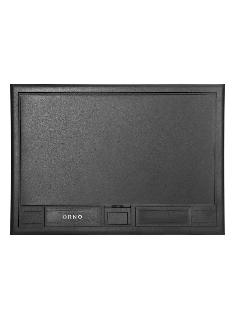 Puszka podłogowa na gniazda modułowe 8 x 45x45mm lub 16 x 22,5x45mm, pokrywa: plastik, czarna OR-GP-9203/P ORNO