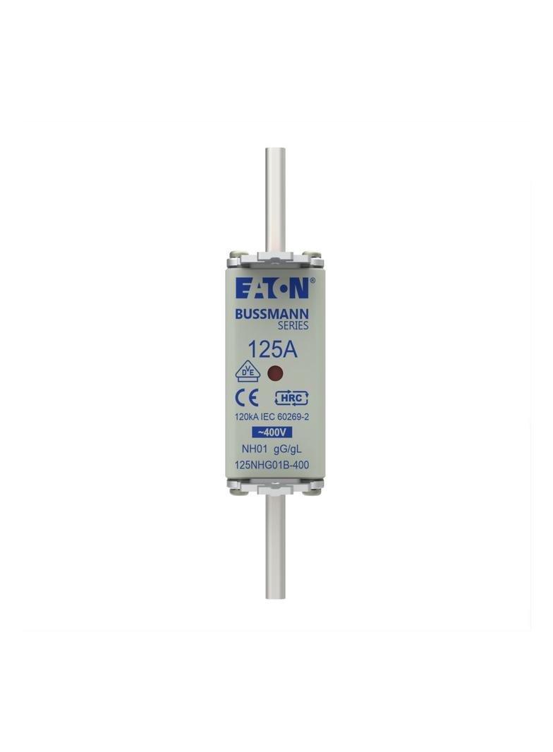 NH FUSE 125A 400V GG/GL SIZE 01 Wkładka NH01 125A 400V GL/GG podwójny wskaźnik 125NHG01B-400 EATON