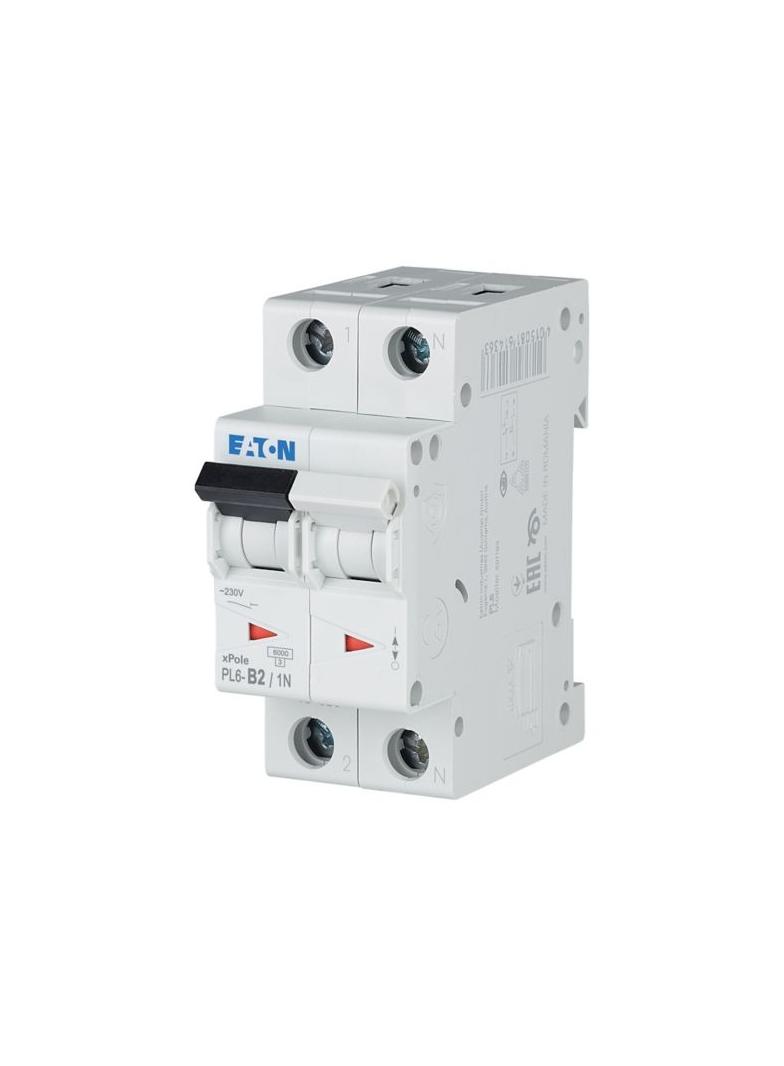 PL6-B2/1N Wyłącznik nadprądowy 6kA B2A 1P+N 164907 EATON