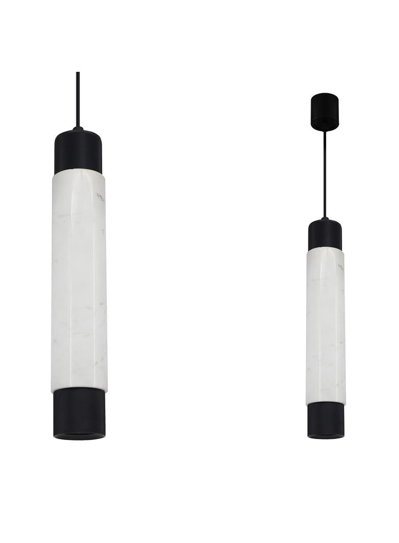 Milagro lampa wisząca Marble GU10 biało/czarna ML6341
