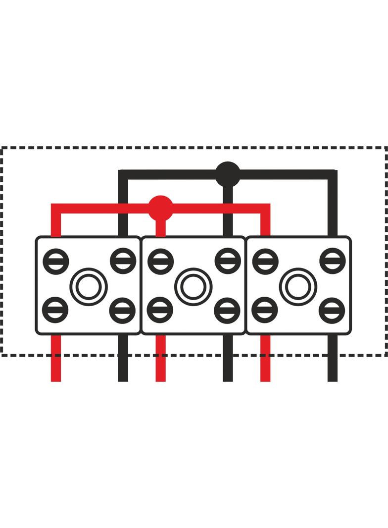PIP-2AN R2x3x4 Puszka przeciwpożarowa prostokątna, E90, rozgałęźna 2x3x4mm2, 166x88x30 mm - kolor cz