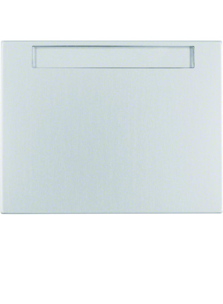 BERKER K.5 Klawisz z pole opisowe do łącznika 1-klaw. aluminium 14267003 HAGER