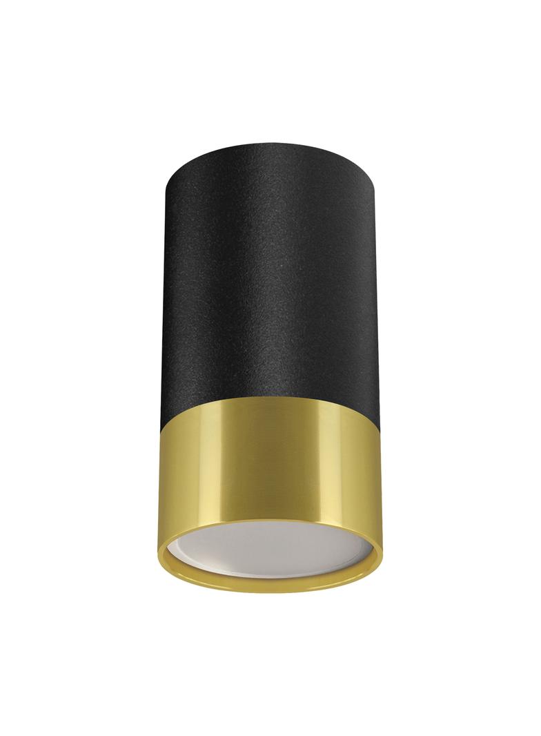 Oprawa sufitowa PUZON DWL GU10 BLACK/GOLDEN 04274 IDEUS