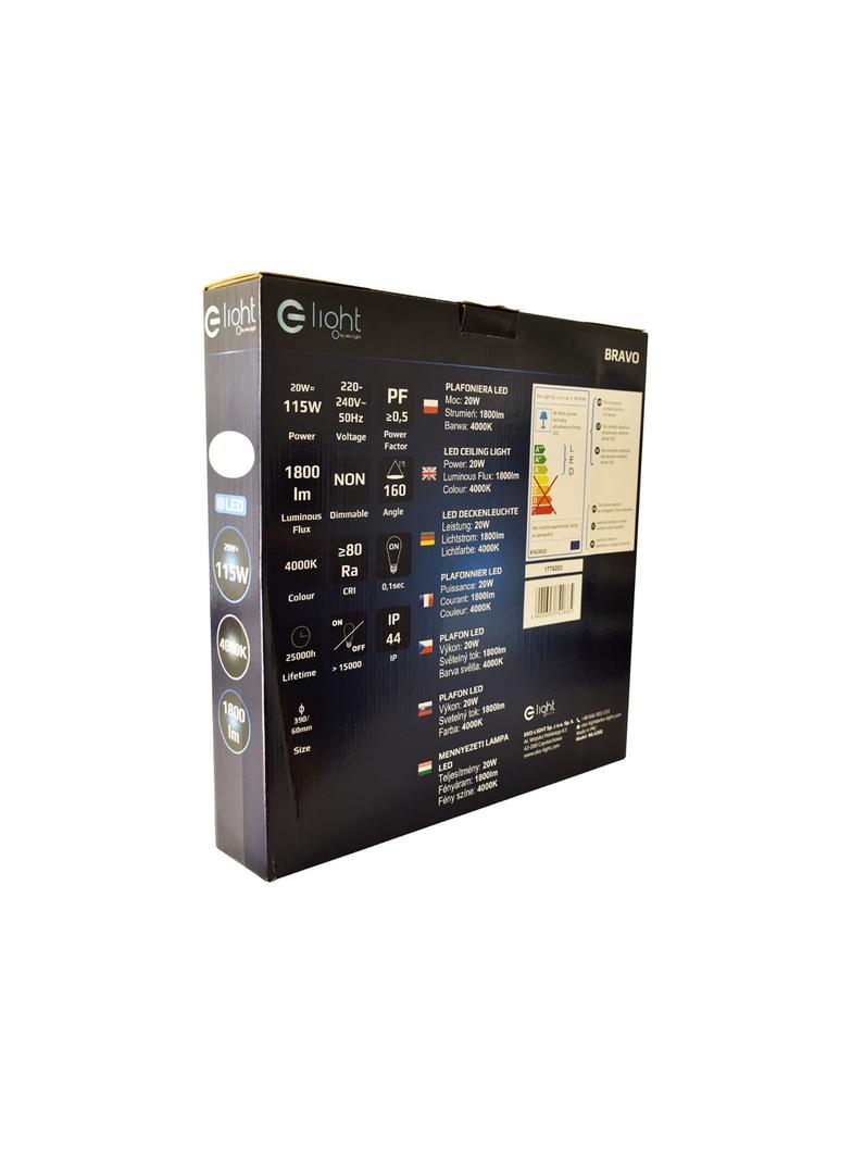 Milagro plafon LED Bravo 20W 1800lm 4000K biały ML4268