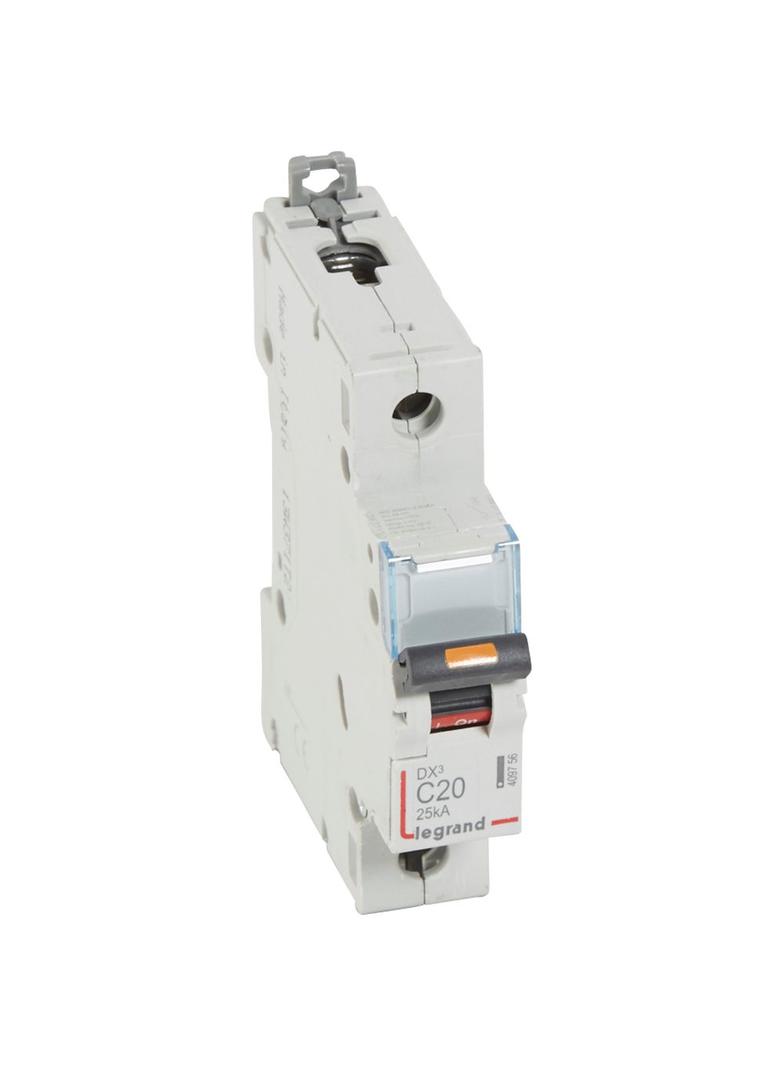 Wyłącznik Nadprądowy 1P C20A 25Ka S321 DX3 409756 LEGRAND