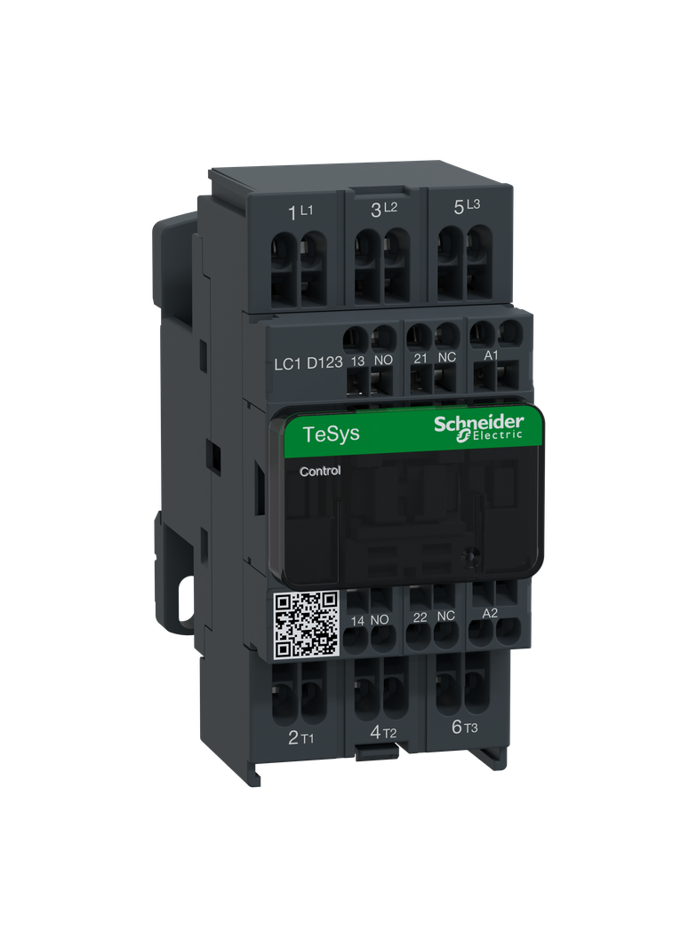 Stycznik mocy TeSys D AC3 12A 3P 1NO 1NC cewka 48VAC LC1D123E7