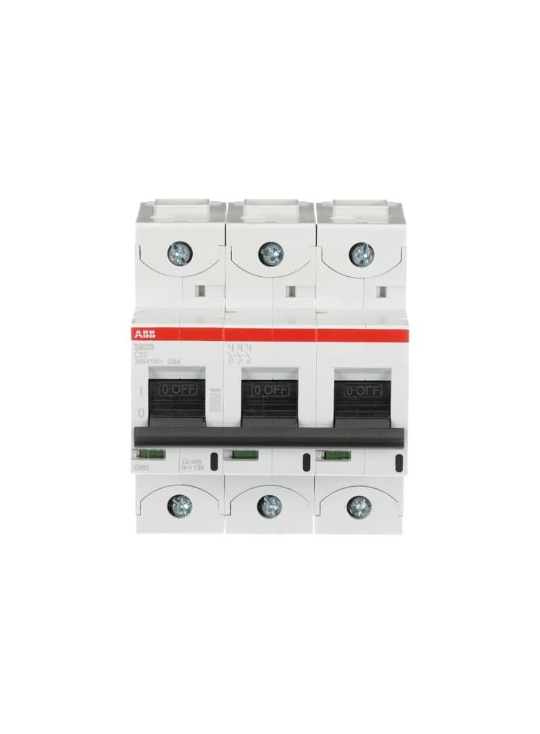 S803S-C13 Wyłącznik nadprądowy 50kA 3P C13A 2CCS863001R0134 ABB