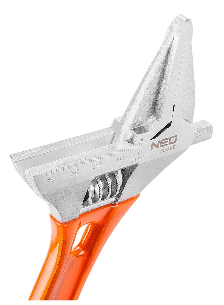 Klucz nastawny 256 mm, zakres 0-43 mm