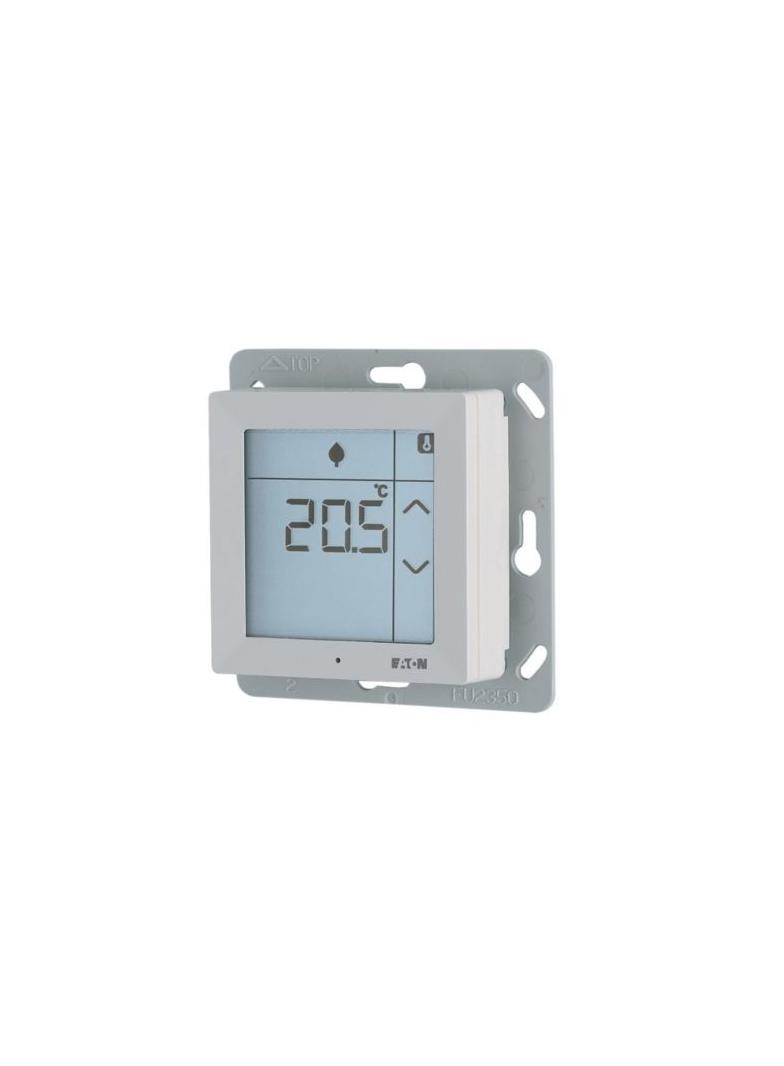 CRCA-00/08 Termostat z wyświetlaczem LCD biały typu Pure bez ramki 187708 EATON
