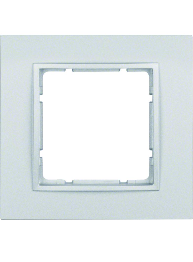 BERKER B.7 Ramka pojedyncza aluminium mat 10116424 HAGER