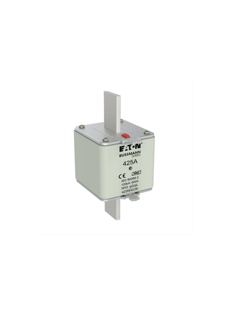 NH FUSE 425A 500V 3 GG/GL SIZE 3 Wkładka NH3 425A 500V GL/GG podwójny wskaźnik 425NHG3B EATON