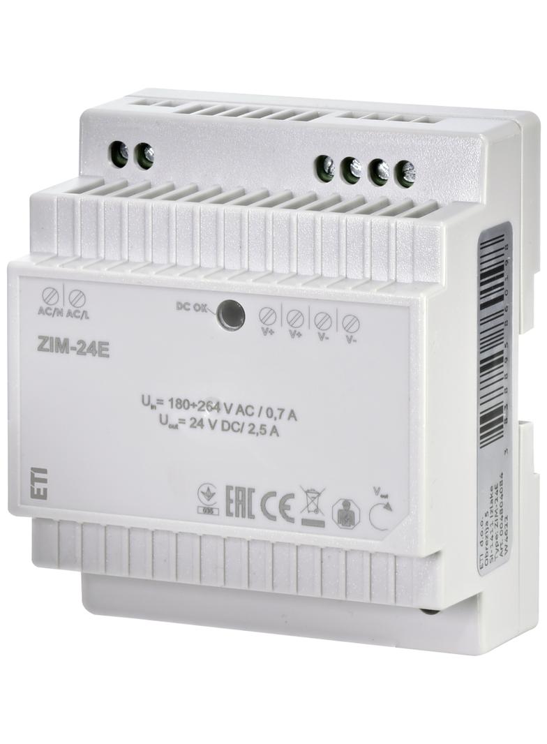 Zasilacz 24V DC 60W ZIM-24E 004804084 ETI