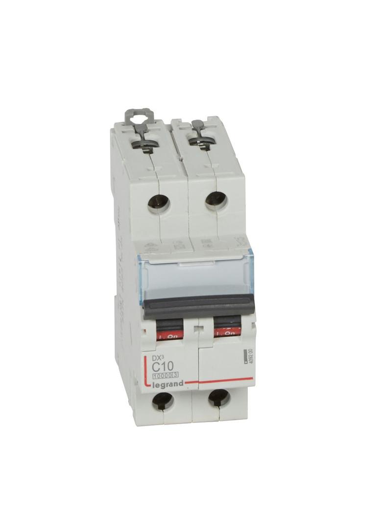 WYŁĄCZNIK NADPRĄDOWY S 312 2P C 10A 10000A SERII DX3, Legrand