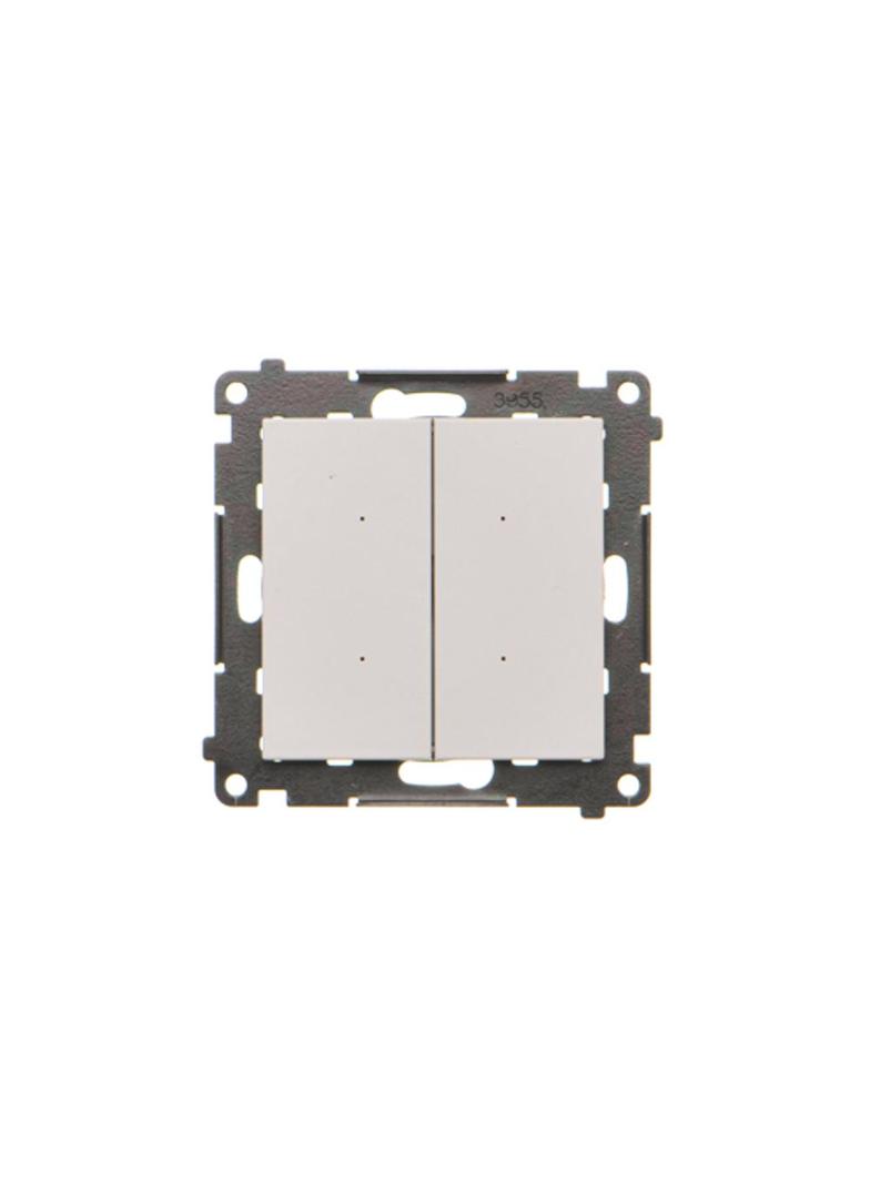 Simon 55 WMDL-TEW2-114 Łącznik elektroniczny podwójny z funcją przycisku lub łącznika czasowego, 2x1 TEW2.01/114 KONTAKT