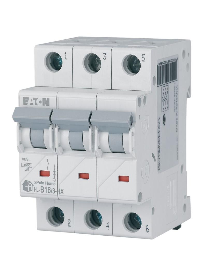 HN-B16/3 Wyłącznik nadprądowy 6kA B16A 3P 194881 EATON