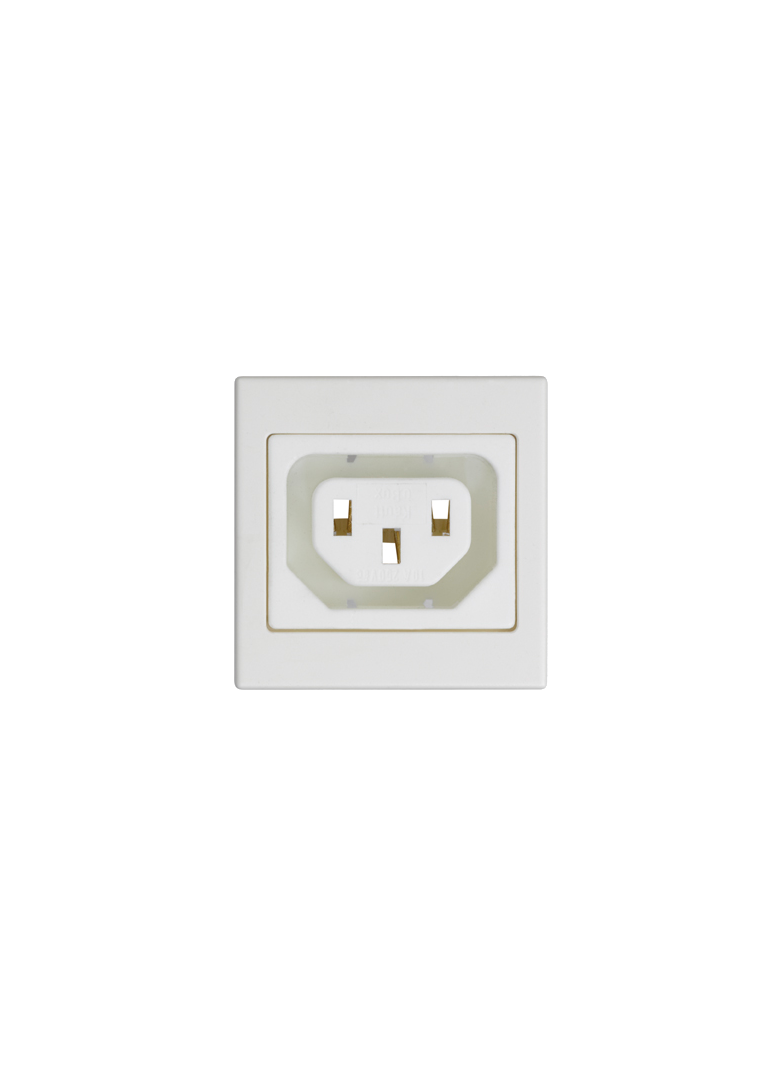 Simon Connect Pokrywa K45 gniazdo IEC320 230V żeńskie (C13) czysta biel