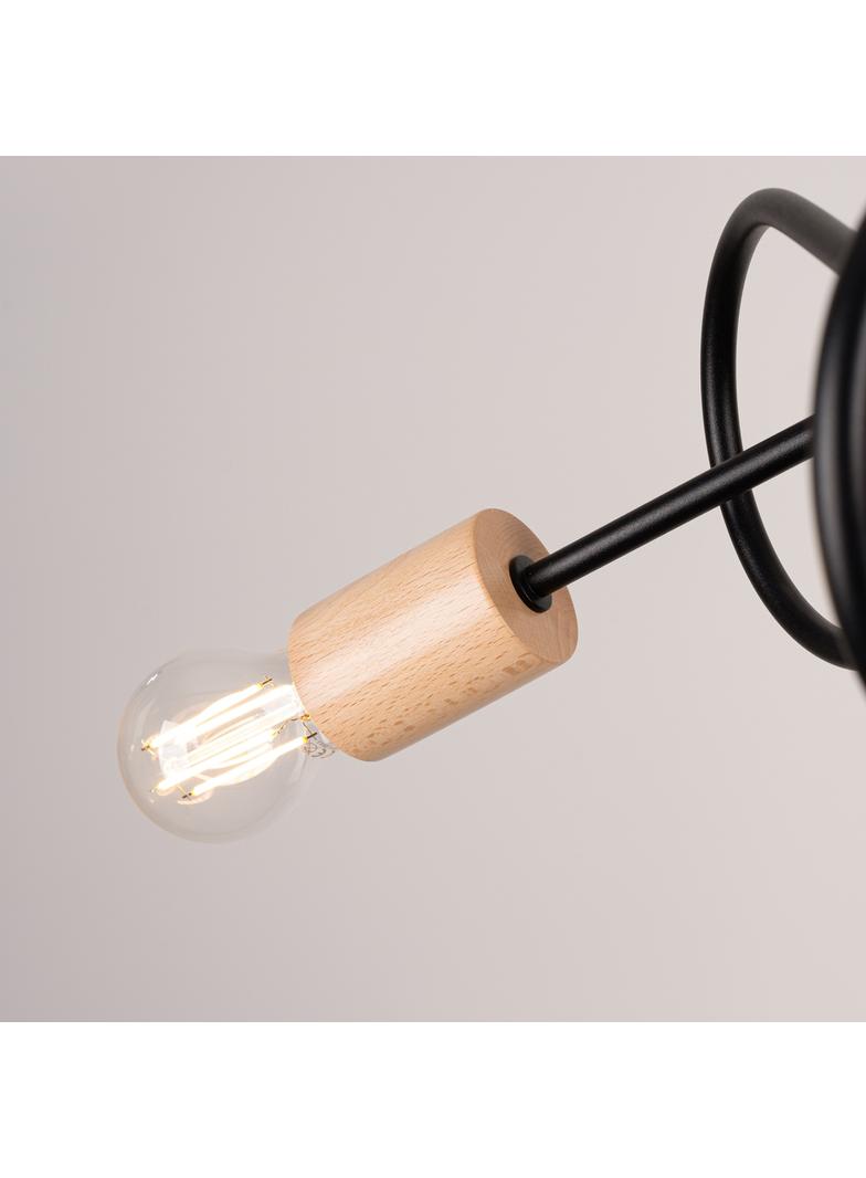 Sollux Żyrandol EMBER 3 czarny SL.1477
