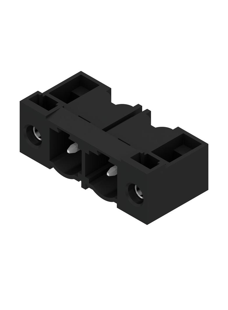SL 7.62HP/02/90F 3.2 SN BK BX Wtyki PCB (złącza płyty), 7.62 mm, Liczba biegunów: 2, kąt odejścia: 90° /72szt./ 1026850000 WEIDMÜLLER