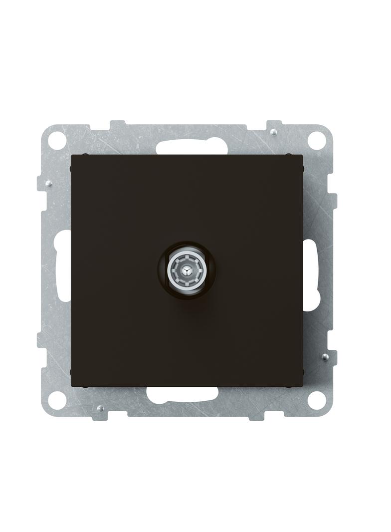 SUNO - Gniazdo TV - końcowe - 1.5 dB, Czarny, Legrand