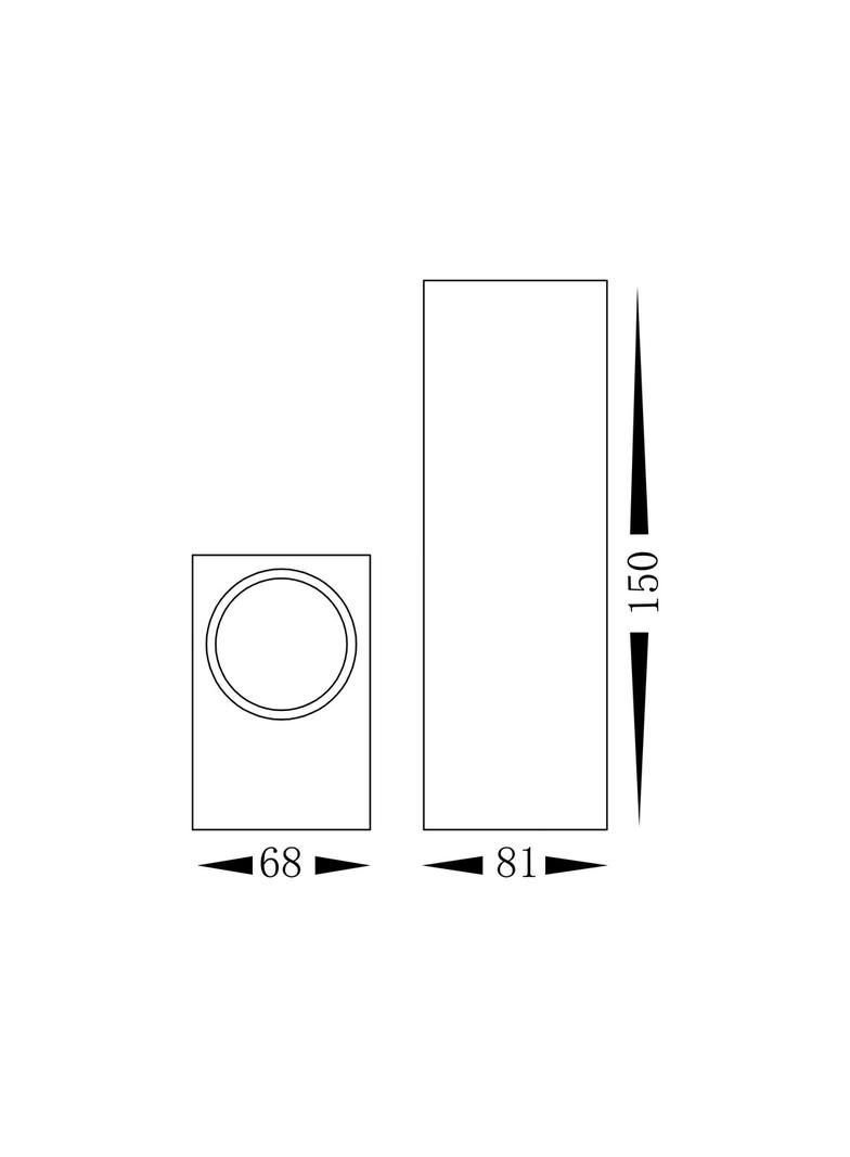 Kinkiet Ogrodowy BOKA 2xGU10 IP44