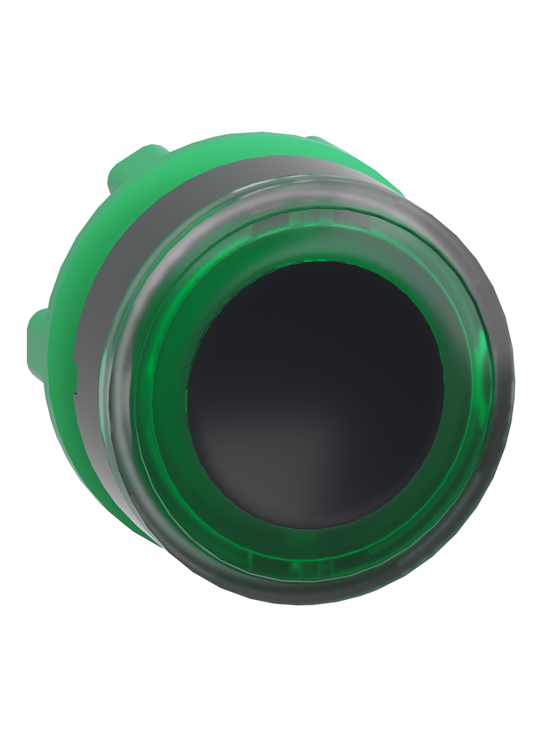 Harmony XB5 Przycisk z samopowrotem podświetlany pierścień zielona plastikowa ZB5AW933 SCHNEIDER