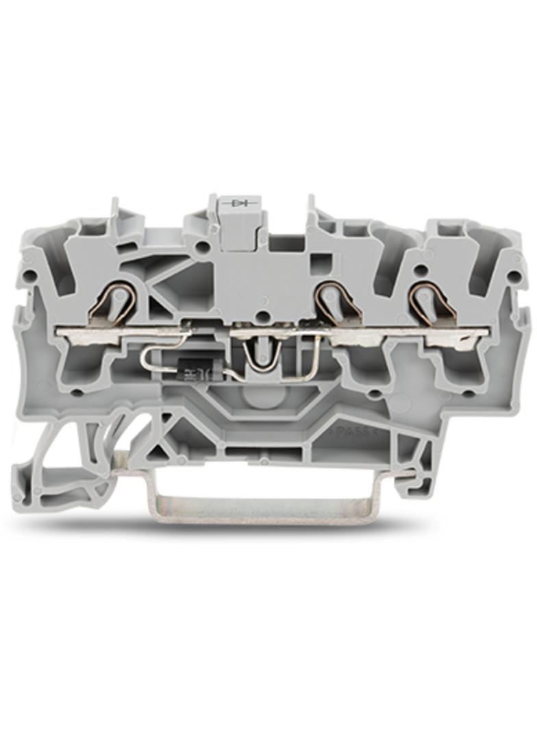 TOPJOBS złączka 3-przewodowa 2,5 mm2 diodowa szara