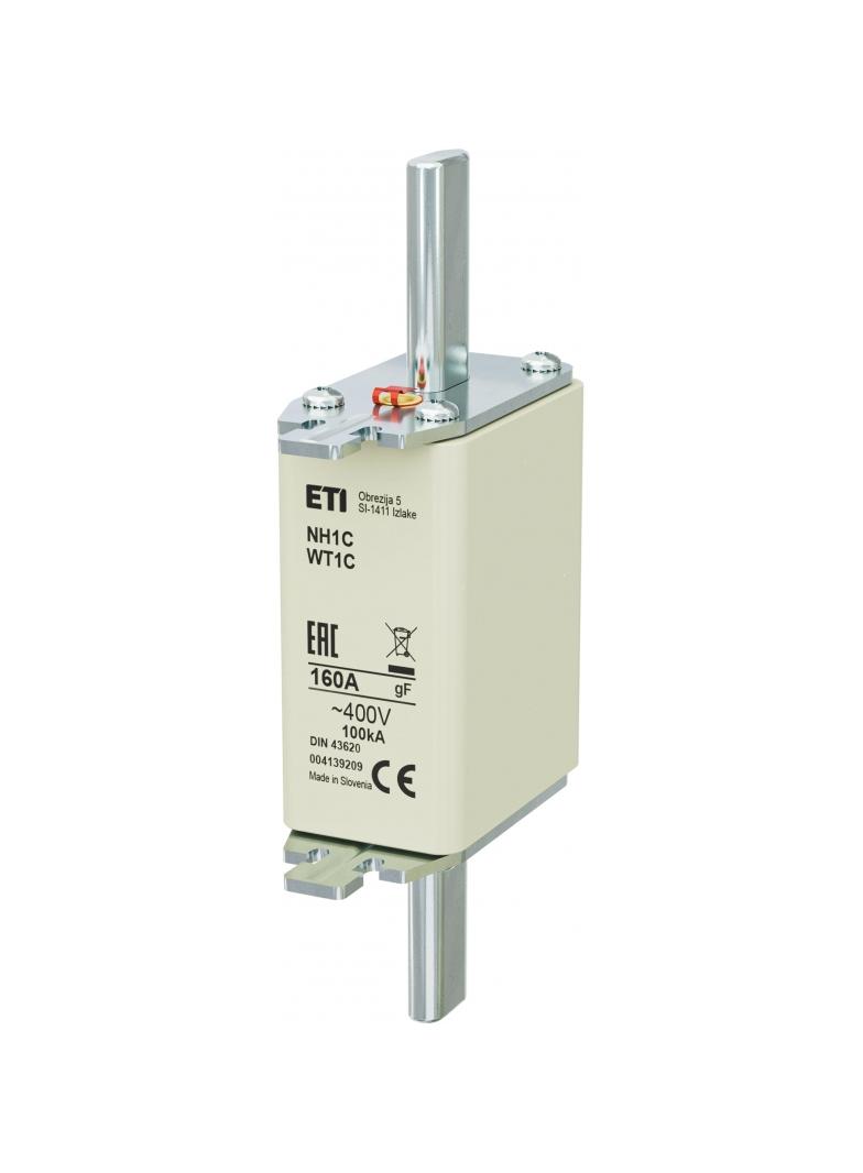 WT-1C/gF 160A E - Wkładka topikowa przemysłowa szybka