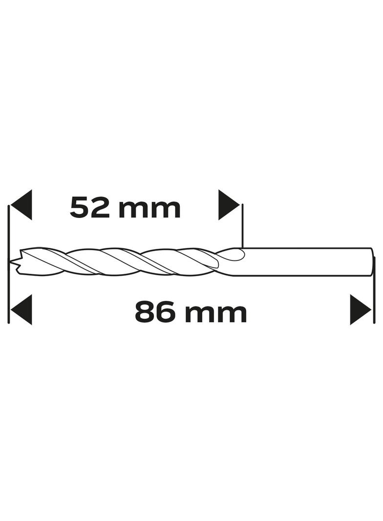 Wiertło do drewna spiralne, 5 x 85 mm
