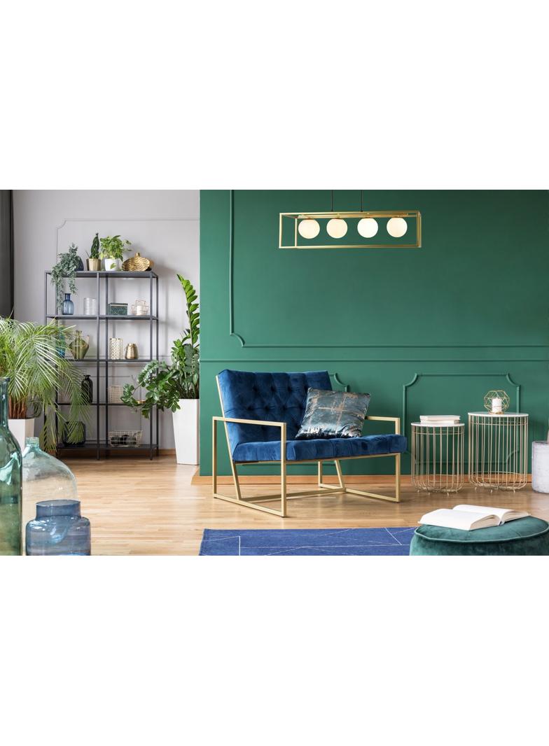 OPRAWA SUFITOWA AVELIN 3, 2287, AC220-240V, 50/60Hz, 4*E27, IP20, 80cmX20cmX20cm, POTRÓJNA, ZŁOTA