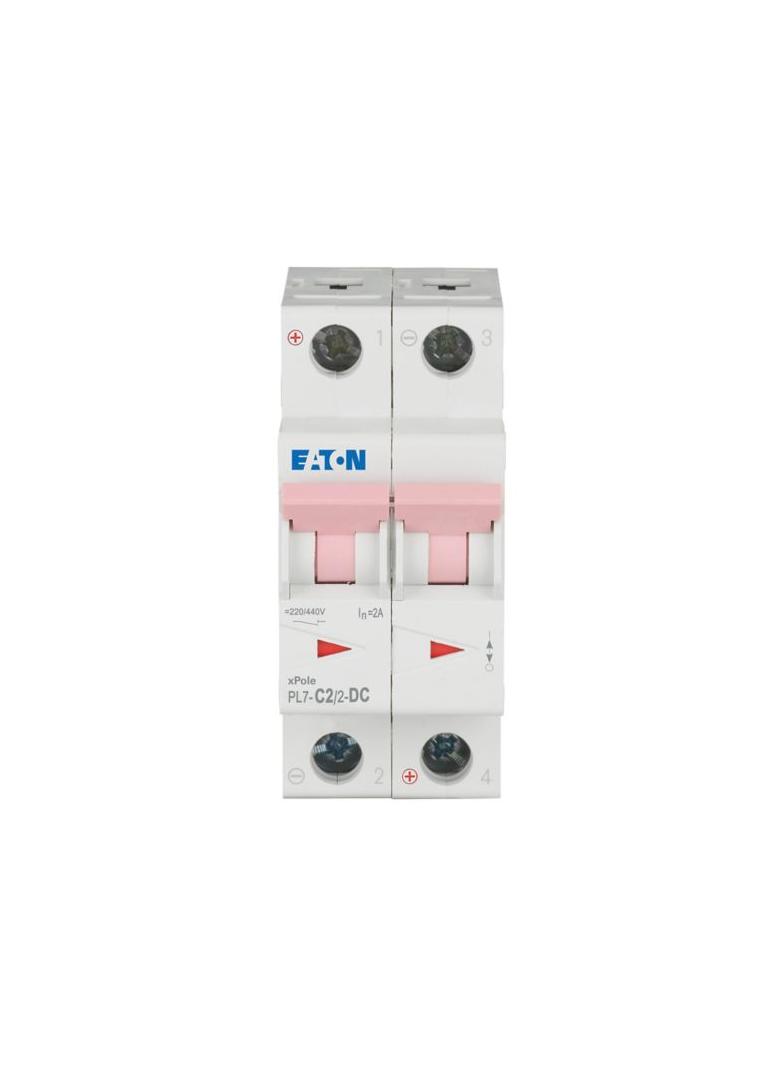 PL7-C2/2-DC Wyłącznik nadprądowy 10kA DC C2A 2P 264896 EATON