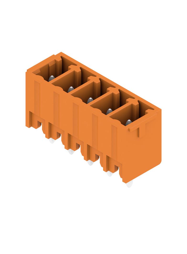 SC 3.81/05/180G 3.2SN OR BX Wtyki PCB (złącza płyty), 3.81 mm, Liczba biegunów: 5, kąt odejścia: 180° /50szt./ 1942870000 WEIDMÜLLER
