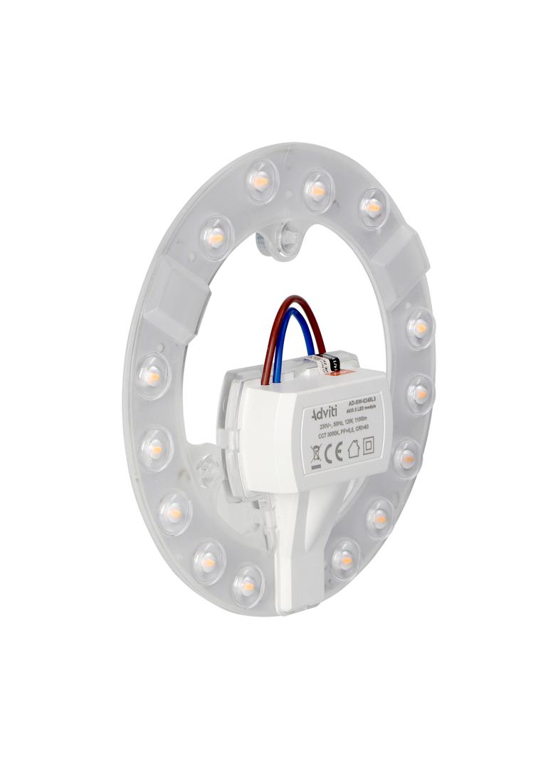 AVIS II LED 12W panel świetlny 1100lm 3000K 3 neodymowe magnesy O 137 AD-SW-6249L3 ORNO