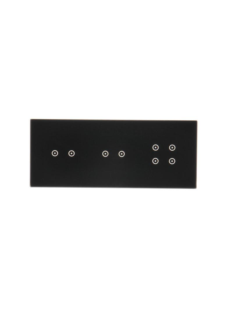 Simon 54 Touch Panel dotykowy S54 Touch 3 moduły 2 pola dotykowe poziome + 2 pola dotykowe poziome + 4 pola dotykowe zastygła lawa DSTR3224/73 KONTAKT