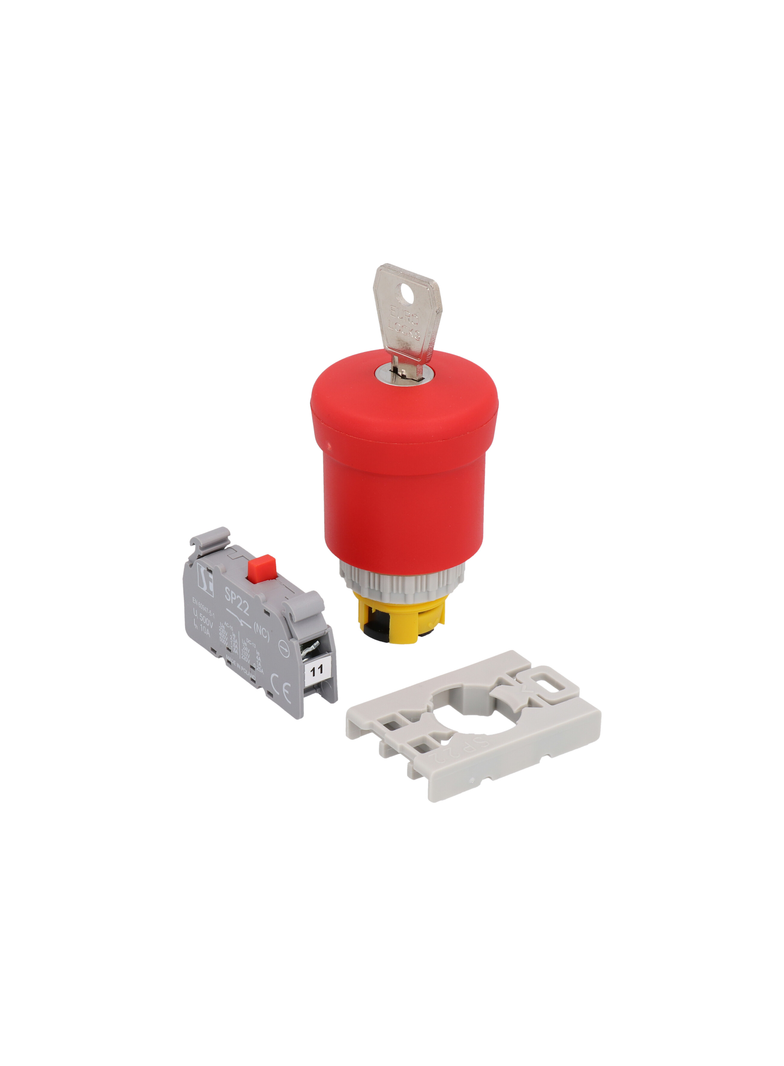 PRZYCISK BEZP.Z KLUCZYKIEM 1ROZ          STANDARD