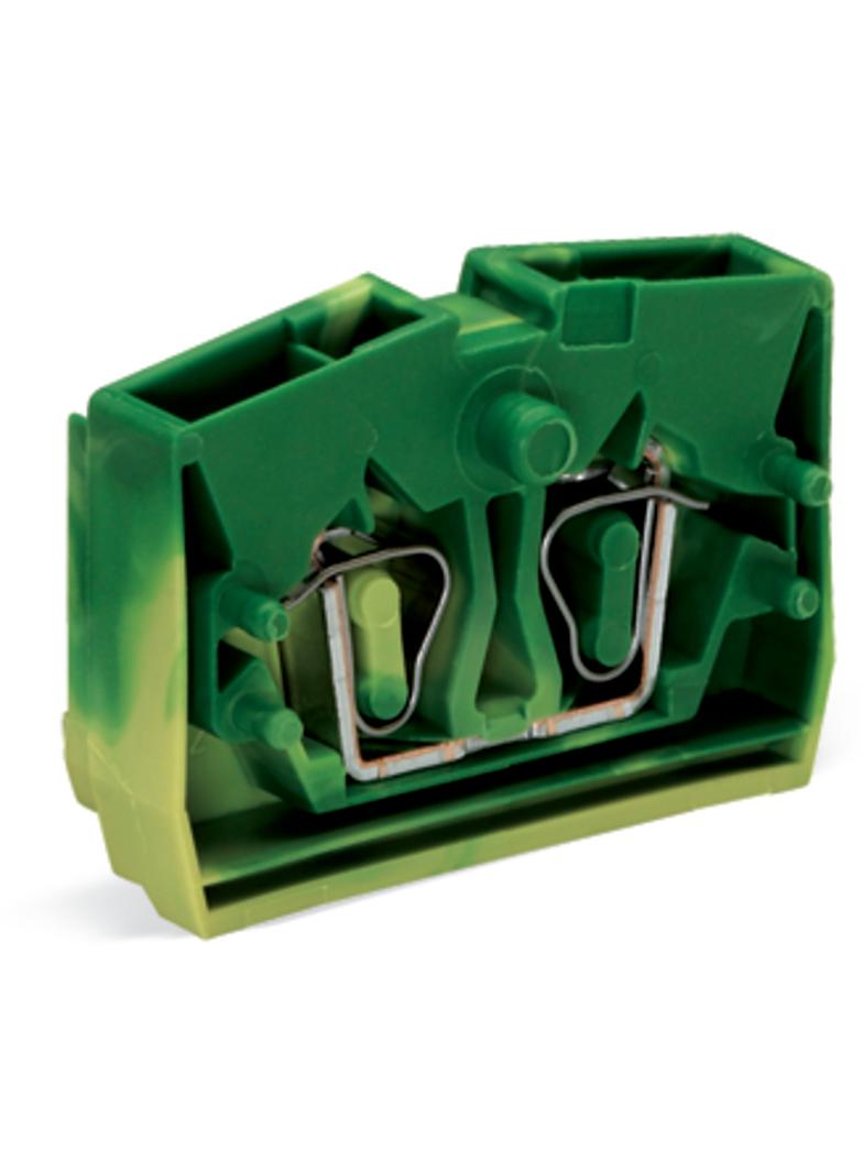 złączka wewnętrzna 2-przew. 2,5 mm2 żółto-zielona