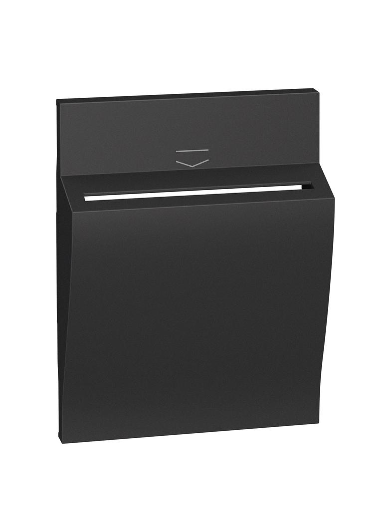 LIVING NOW - PLAKIETKA ŁĄCZNIKA HOTELOWEGO - 3 MODUŁY - CZERŃ, Bticino