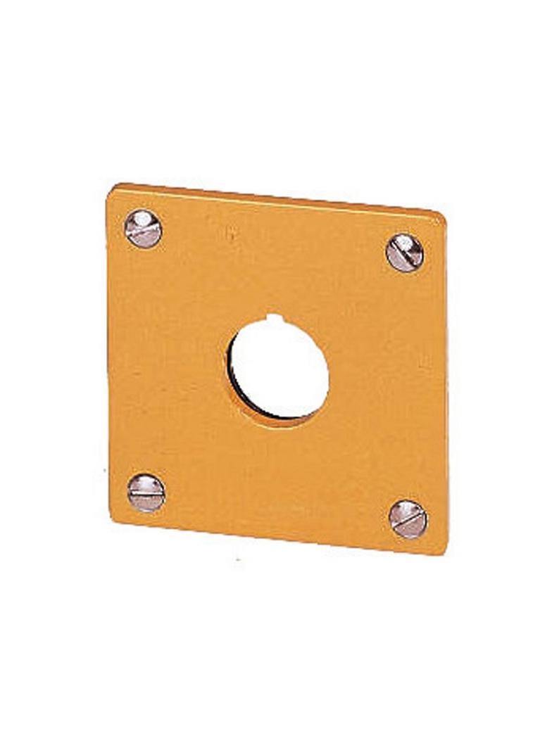 M22-EY1 Płyta czołowa do montażu podtynkowego 1-otwór (żółta) 22mm 216542 EATON
