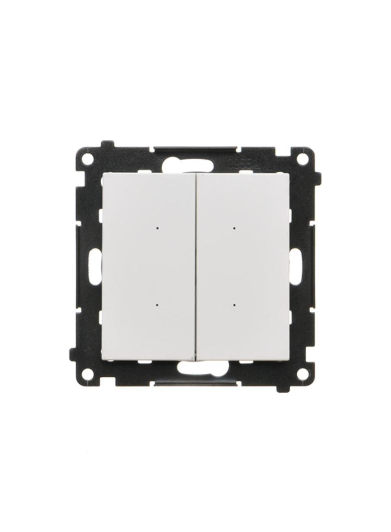Simon 55 WMDL-TEW2-111 Łącznik elektroniczny podwójny z funcją przycisku lub łącznika czasowego, 2x1 TEW2.01/111 KONTAKT
