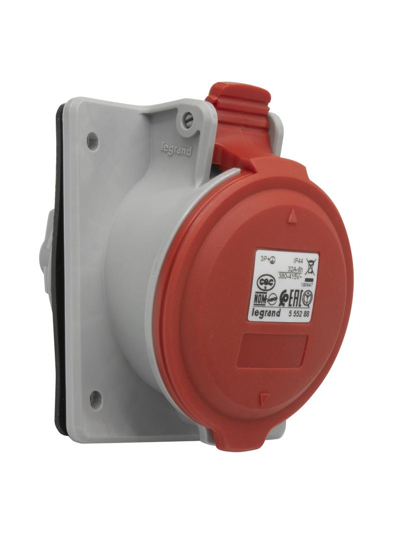 P17 TEMPRA PRO GNIAZDO TABLICOWE 32A 3P+Z 400V IP44, Legrand