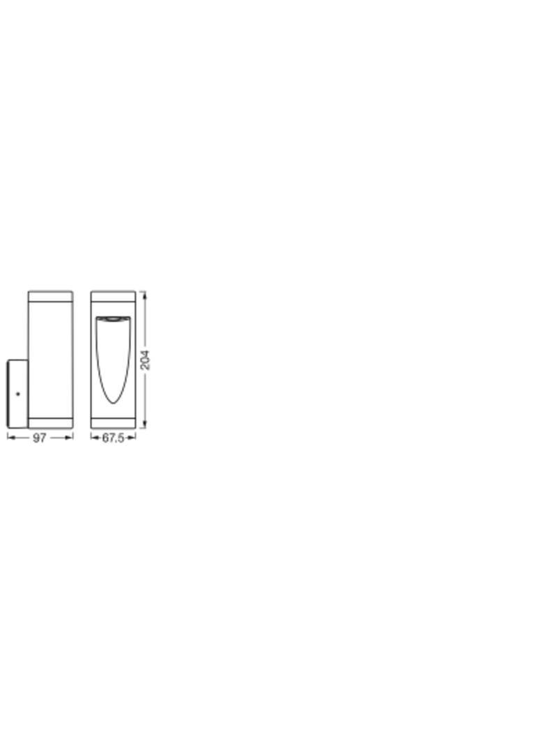Oprawa SMART OUTD WIFI TRUNK SQ WALL RGBW