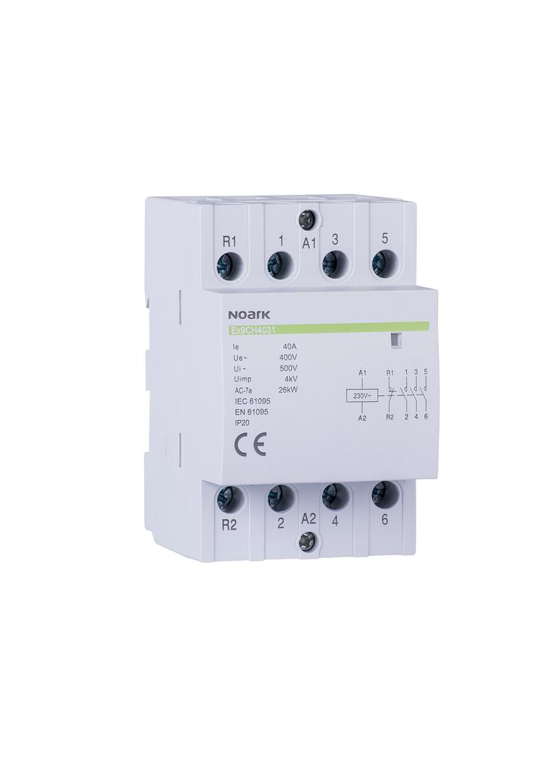 Ex9CH40 40 240V 50/60Hz Stycznik instalacyjny 40A 240V styki 4NO 102421 NOARK