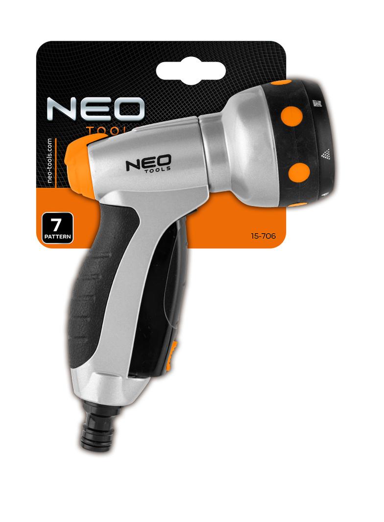 Zraszacz wielofunkcyjny, 7 funkcji, z blokadą, z funkcją CLICK