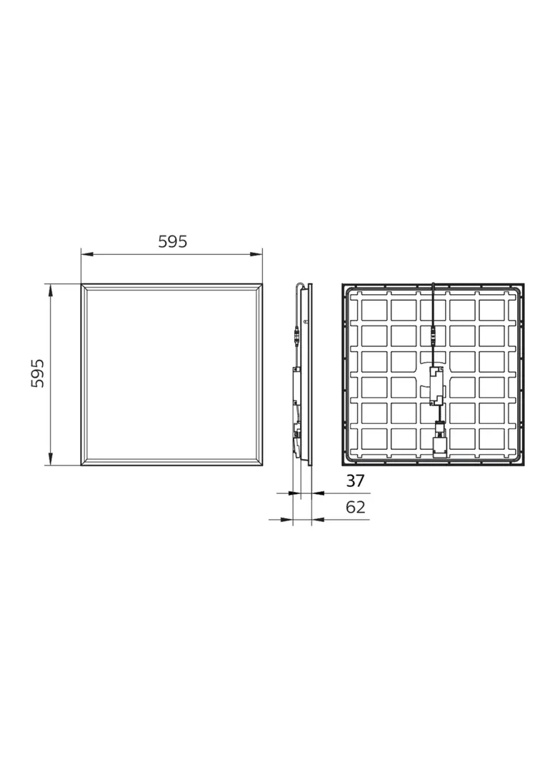 RC132V G5 36S/840 PSU W60L60 OC Oprawa sufitowa do wbudowania